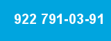 922 791-03-91 922 791-03-91